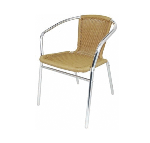 Supony 4 Chairs Aluminium Chairs Indoor Outdoor Use