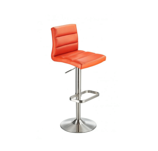 Swank Adjustable Bar Stool Orange
