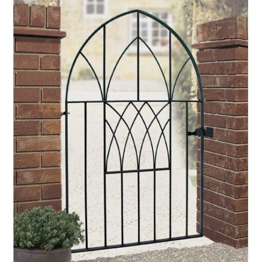 Abbey Modern Low Bow Top Metal Garden Gate