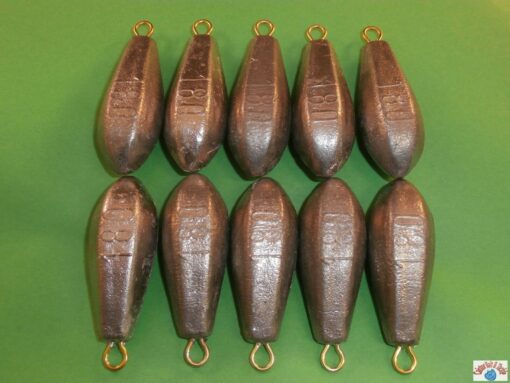 Beach, Boat weights New Heaxagonal shape Bopedo DCA Lead weights sinkers - Hex 180gr x 10 weights
