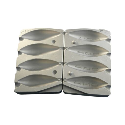 Beachcasting weight mould produces 4 Casting Weights