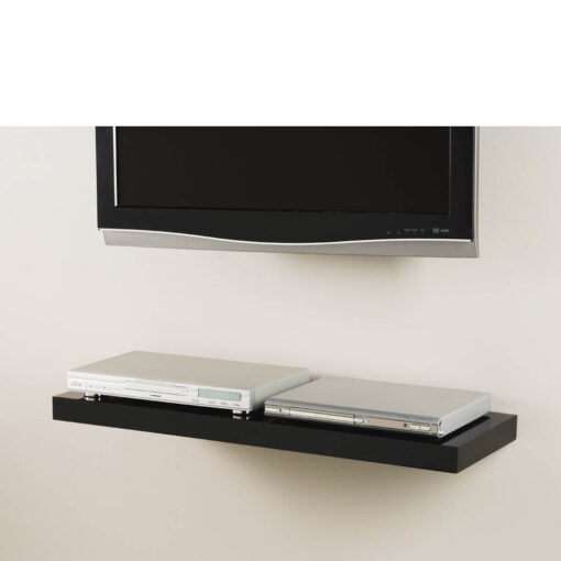 Black Floating Shelf 115x30x5cm