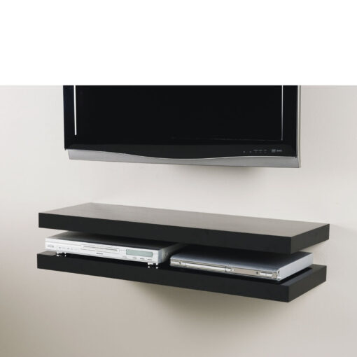 Black Floating Shelf 115x30x5cm