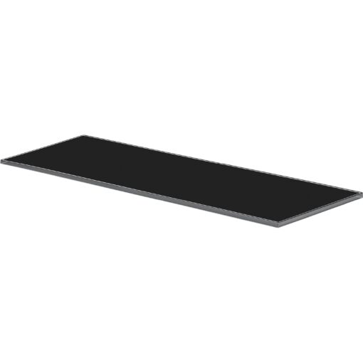 Black Glass Shelf 80x20x0.8cm