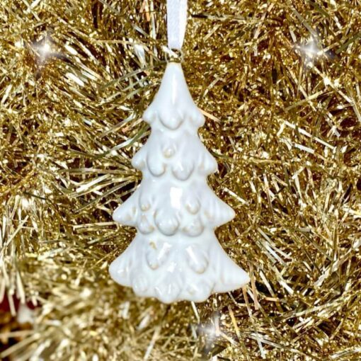 Ceramic Christmas Tree Hanging Decoration