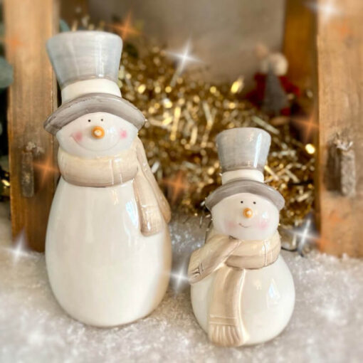 Ceramic Snowman - 2 sizes