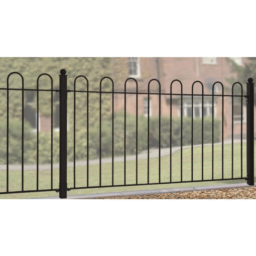Court Hoop Top Metal Fence Fencing Panel 950mm High