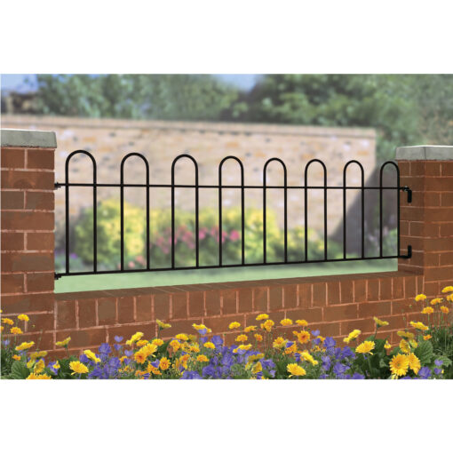 Court Hoop Top Metal Railing Panel 490mm High