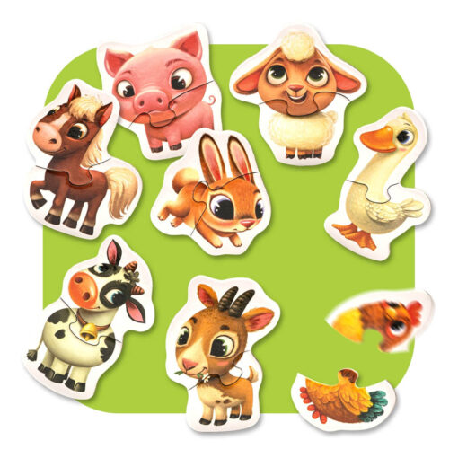 Cubika Mini Puzzles - Farm Animals