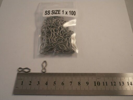 Do-it loops size 1 mould weight Stainless Steel sea, boat, beach, coarse,