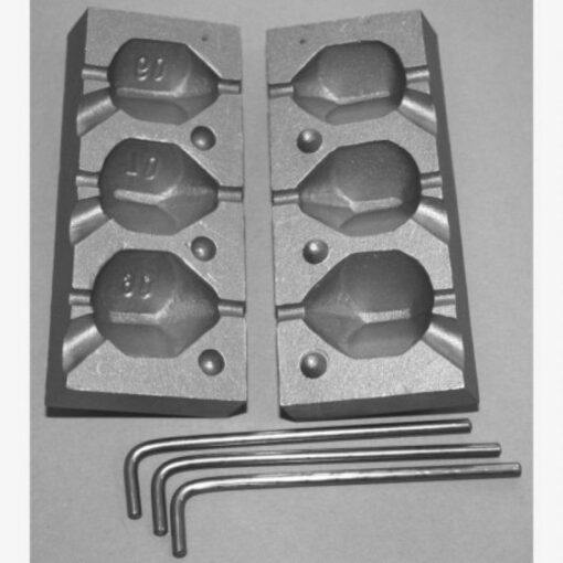 Dumpy Dice Inline Weight Mould Ideal for Sea fishing Piking , Ledgering CB103 - cb103-mould-only