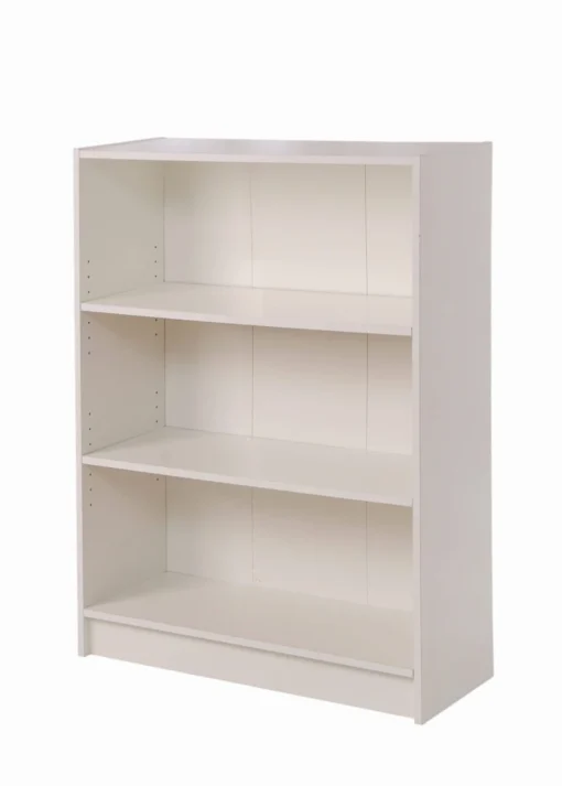 Enantial Low Wide Bookcase White