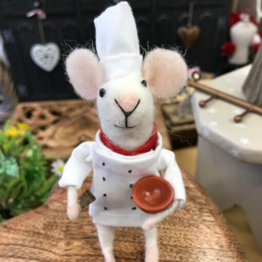 Felt Chef Mouse