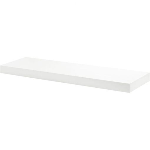 Floating Shelf Kit | Satin White | 90x25x5cm