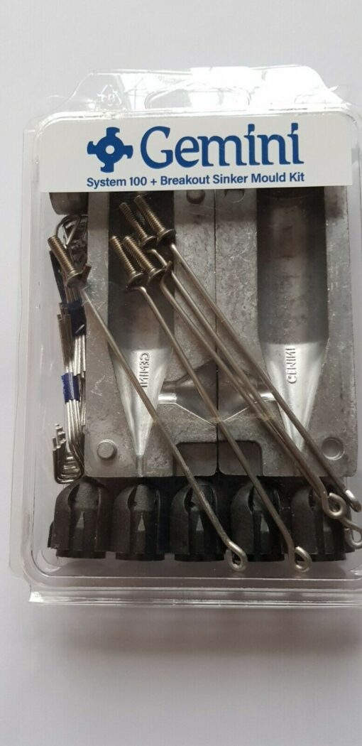 Gemini Sinker System 100+ Mould Kit Beach Fishing weights grip leads Gemini