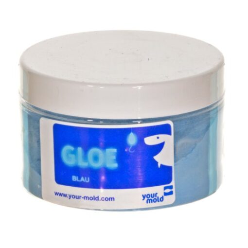 Gloe luminescent powder coating blue and pink - Blue