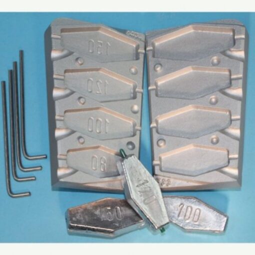 Inline Coffin Mould, river fishing, pier and jetty fishing. Excellent finish