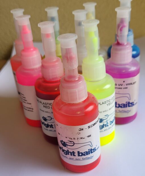 Liquid Plastic Colouring for use with base solutions on lures, shads, pirks - Pearl