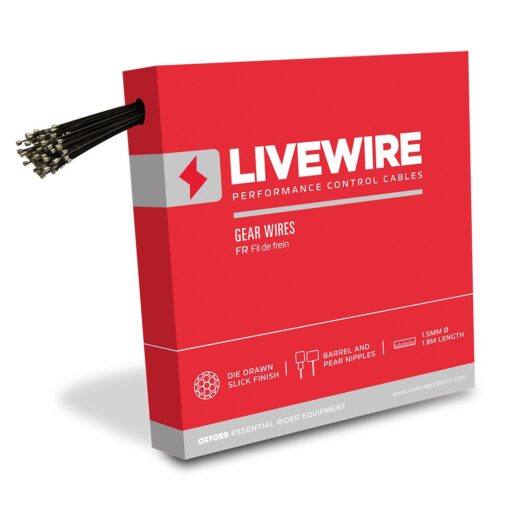 Livewire Road, Hybrid and MTB Gear Cables and Outer - Galvanised Gear Cable