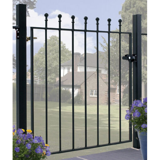 Manor Ball Top Metal Garden Gate 915mm & 1220mm High