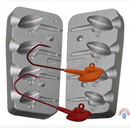 Mould for Eerie Jig Head Weights , Aluminium excellent style, Jigging Fishing - cb52-25-vmc-6-0-5150