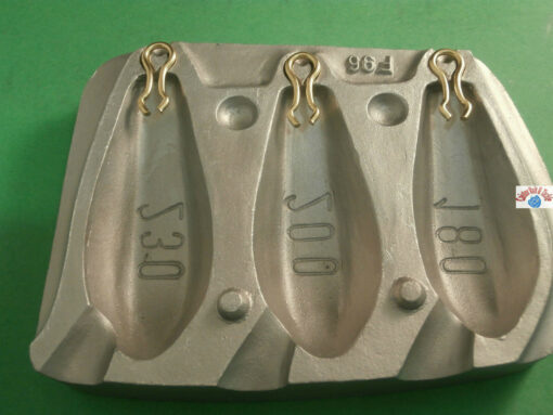 Mould, Hexagonal Lead Mould Weight 180/200/230gms, sea,boat, beach,fishing,cod