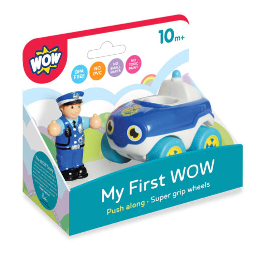 My First Wow - Mini Police Car Bobby Push Along Car