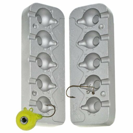 New Eye Ball Jig Head mould , European System 25 - 45g Jig for cod ling pollack - cm222-100-mxd-hooks