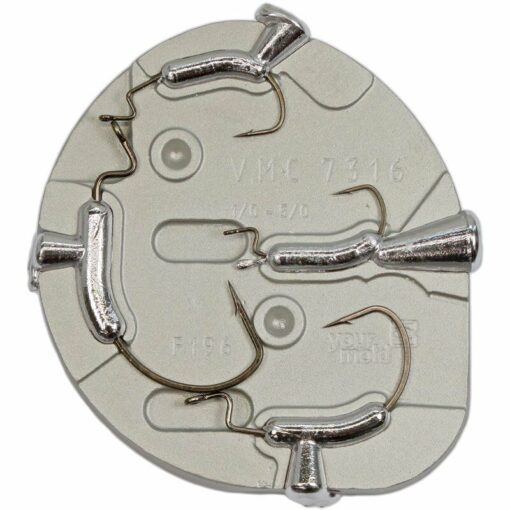 New Texan Jig Mould Curved Hook Jig from 3g - 9g Brilliant Action - ct-196-50-mixed-circle-hooks-vmc7316