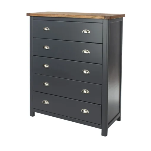 Ode Handcrafted 5 Drawer Chest