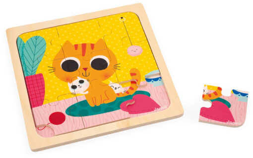 Peanut the Cat Wooden Toddler Jigsaw Puzzle