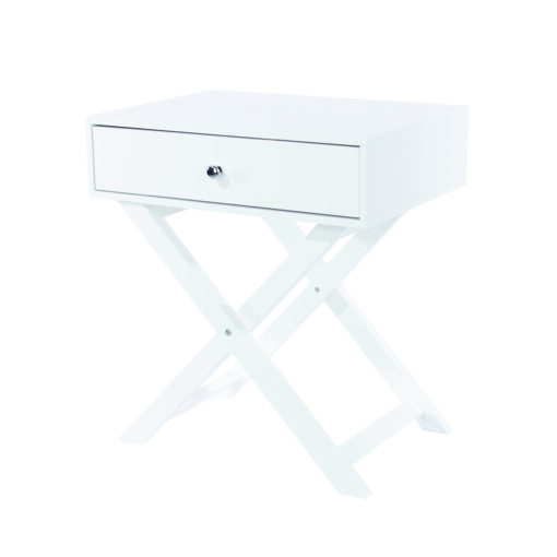 Portal X leg 1 drawer petite bedside cabinet