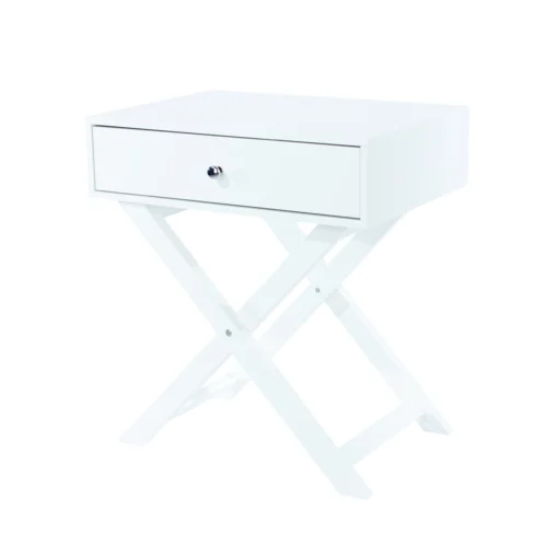 Portal X leg 1 drawer petite bedside cabinet