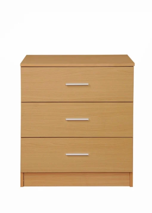 Renio 3 Drawer Chest Beech