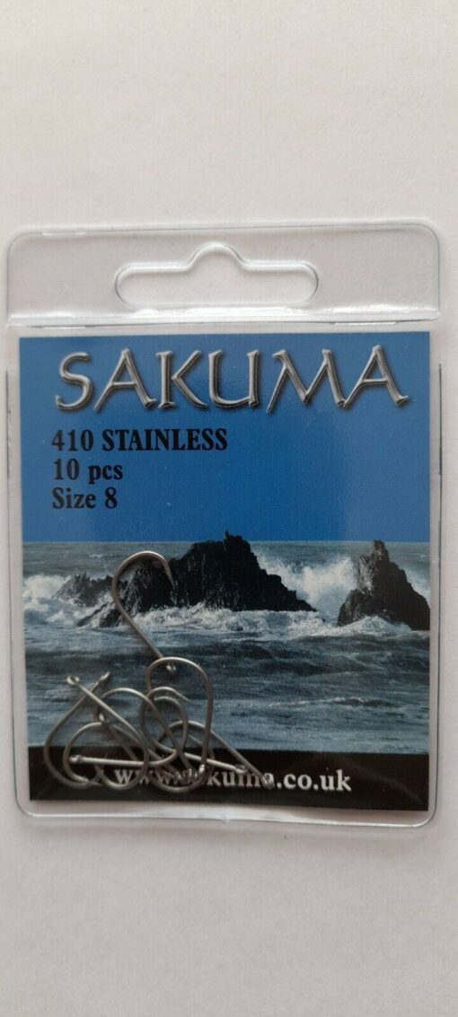 Sakuma 410 Stainless Hooks - 8