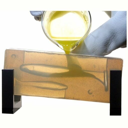 Silicon mould for 2 plastic soft baits, shads, jellies lures 60mm +100mm