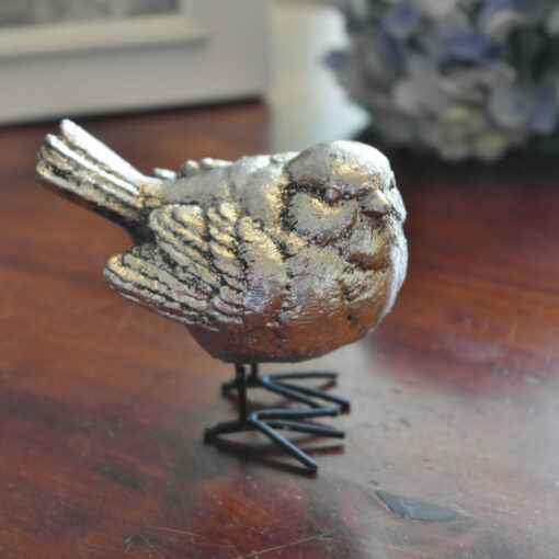 Silver Resin Bird