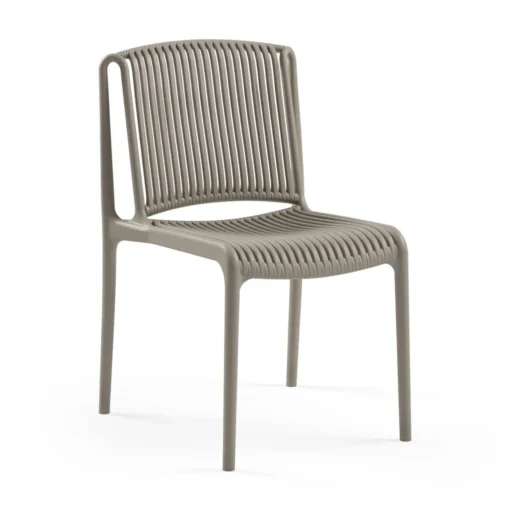 Slinko Side Chair Ideal For Outdoors And Garden Areas Mink