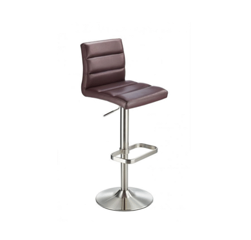 Swank Adjustable Bar Stool Brown