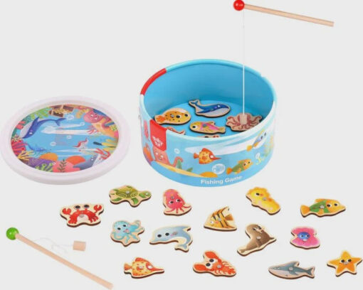 Tooky Wooden Magnetic Fishing Game