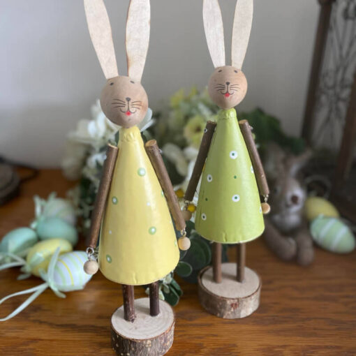 Twig Rabbit -choice of 2 colours - Green