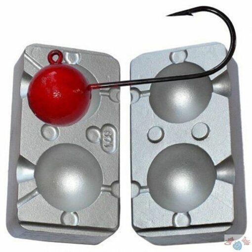 Twin Heavy Ball Jig Head Mould 300g and 350g takes VMC 6169 16/0 Hook CB148 - cb148-10-vmc-6169-16-0-hooks