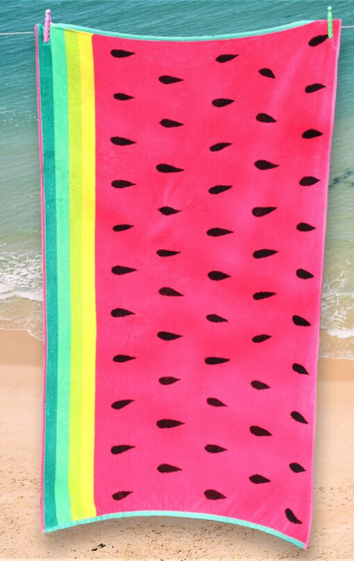 Watermelon Beach Towel Pink
