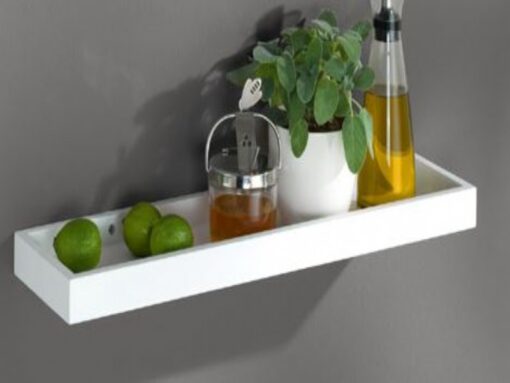 White Floating Multi Shelf 60x15x4cm