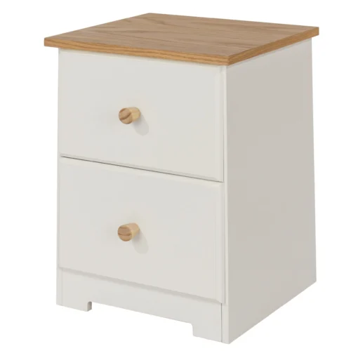 Yenni 2 Drawer Petite Bedside Cabinet