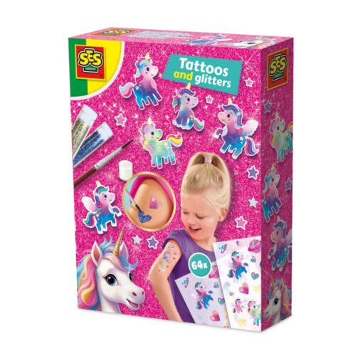 Unicorn - Tattoos and glitters