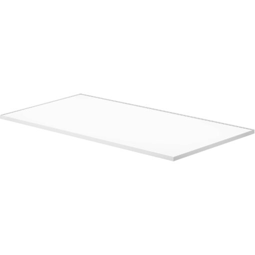 60x20x0.8cm White Glass Shelf