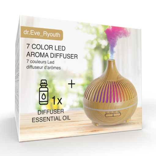 7 Color Led Aroma Diffuser - UK/EU Plug