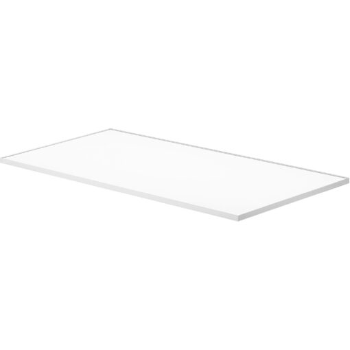 80x20x0.8cm White Glass Shelf