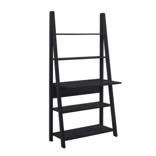 Kira Tall Ladder Desk Black